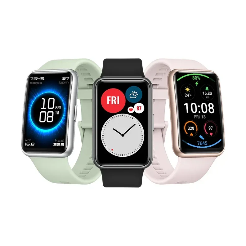 Умные часы HUAWEI Watch Fit |GPS|AMOLED-экран 1 64 дюйма|Мониторинг сна|Ростест Доставка от 2