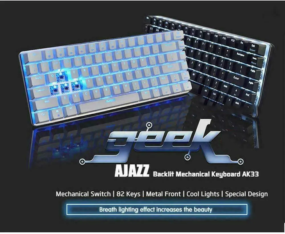 Клавиатура Ajazz Механическая для дома и офиса игровая проводная USB-клавиатура с