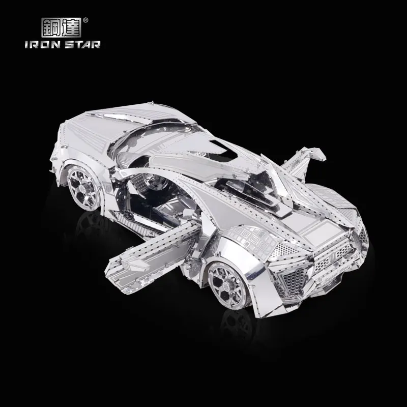 Комплект металлических 3D-моделей Ali-First Модель гоночного автомобиля Hypersport для