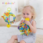 Обучающие игрушки для малышей, тканевая книга, шуршащая раскраска, Игрушки для раннего обучения, игрушки для малышей 0, 12, 24 месяцев, подвесная детская игрушка