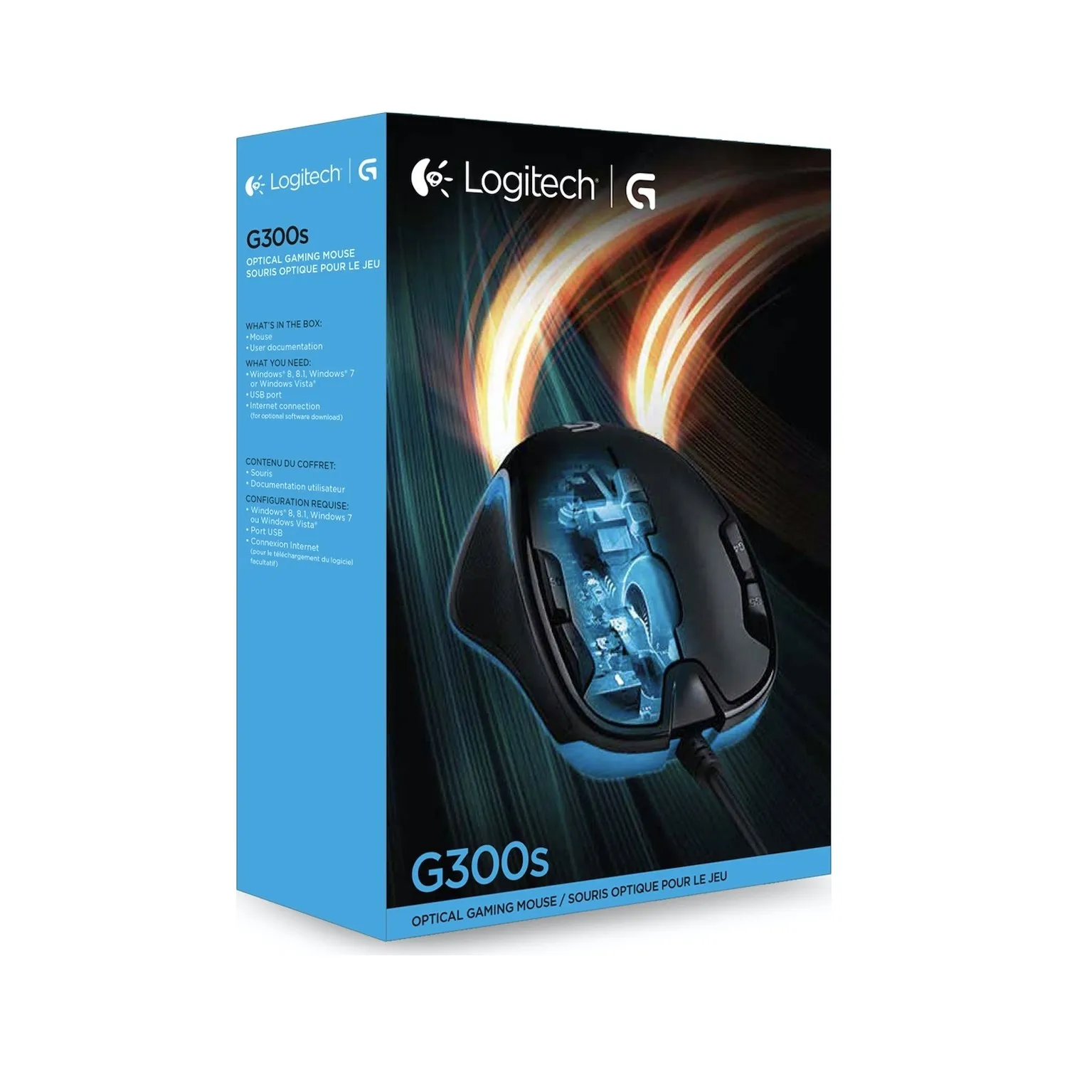 Logitech G G300s Usb Wired Optical Player Mouse Original 2500DPI PC Player with 9 Programmable Buttons Overwatch Starcraft War 3