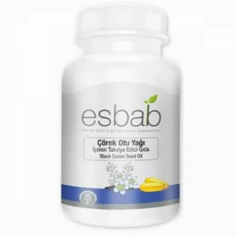 

BioBellinda 100% Ecological and Vegan %100 Natural Esbab Food Supplement Containing Black Cumin Seed Oil - 60 Capsule