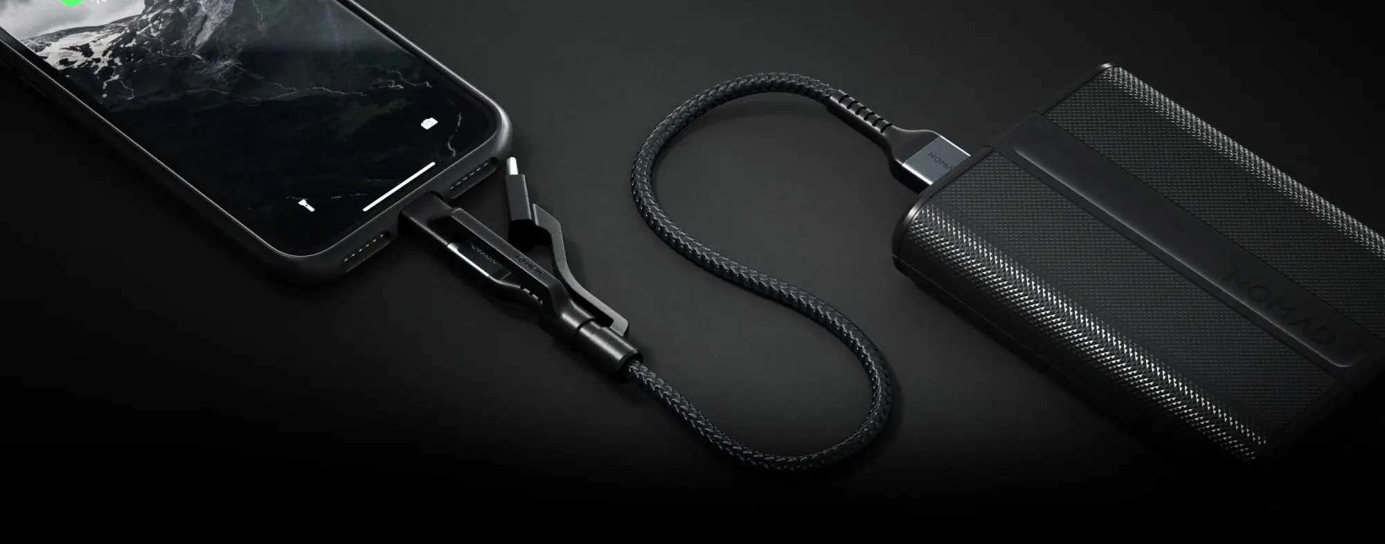 Кабель для iPhone iPad Nomad Universal Kevlar USB-A to Lightning/USB-C/microUSB 0.3m (NM01511B00) | Электроника