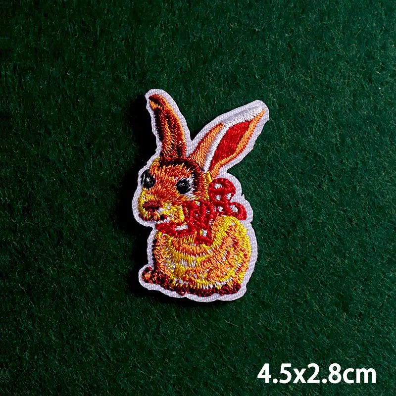 

2pcs Cartoons Patch Embroidered Patches For Clothing Iron On Patches For Clothes Cute Cat/Bird Stickers On Clothes Jacket Patch