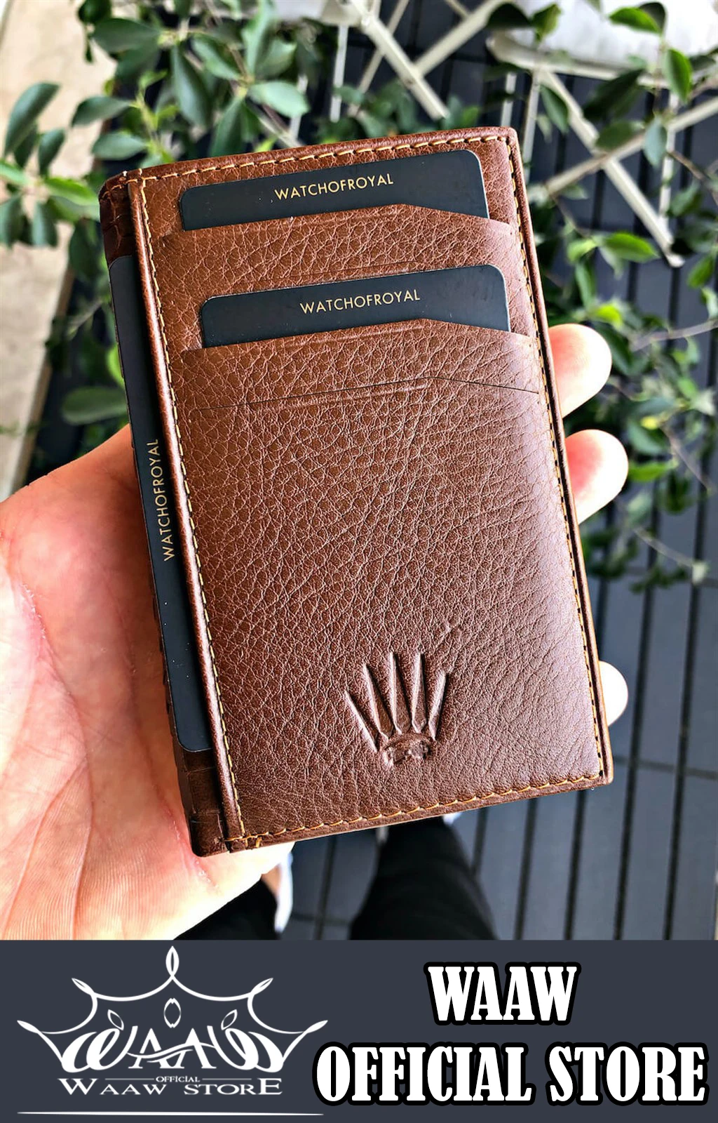 

Waaw 1015 genuine leather wallet nisex 1st class workmanship 5 color options best selling made in turkey 11.5x7.5 cm
