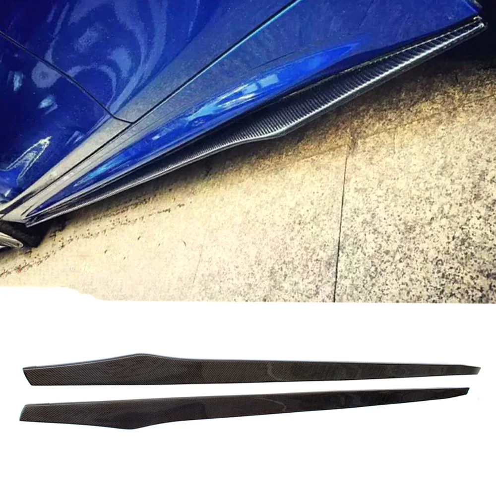 Боковые юбки из углеродного волокна для BMW F22 F30 F32 F12 F06 BENZ W204 W205 Honda Civic Subaru Impreza STI