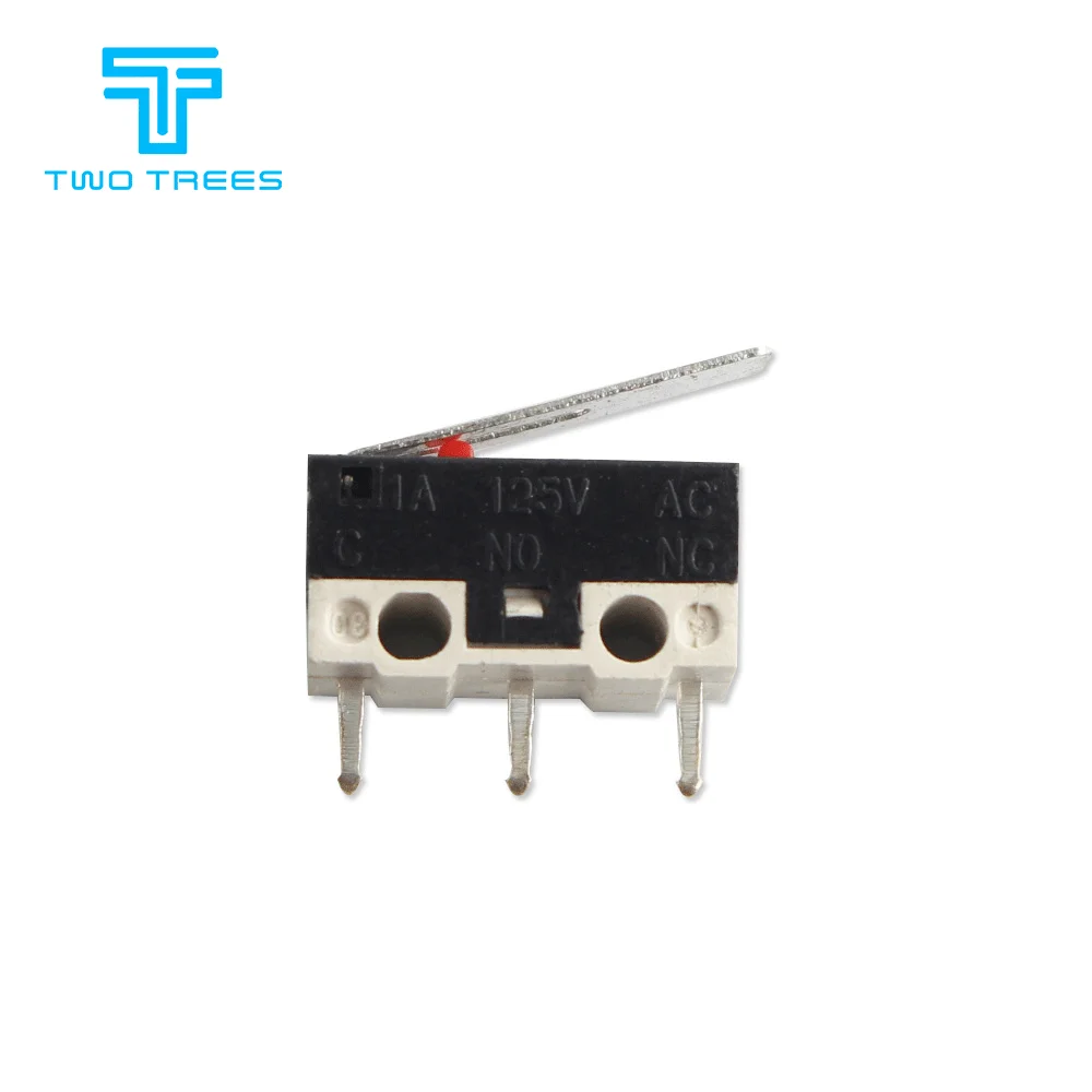 10 шт. Микропереключатель с тремя прямыми ножками мышь боковой ключ мгновенный