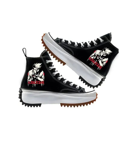 

Naruto Kakashi Manga Anime Design Shoe 2022 Spring / Summer Daily Use Stitched Print Casual Street Style