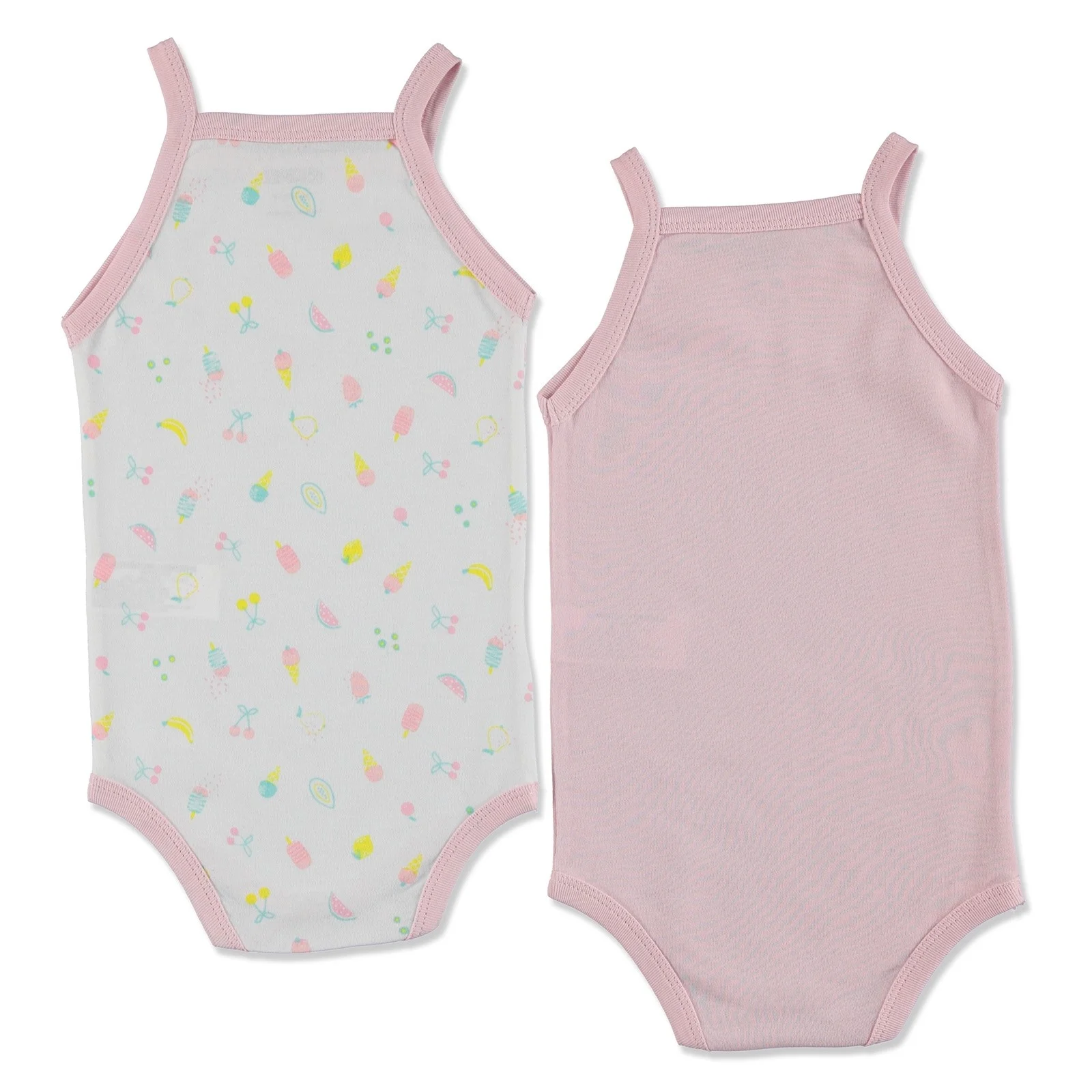 Ebebek HelloBaby/летний детский топ без рукавов с милыми фруктами комплект из 2