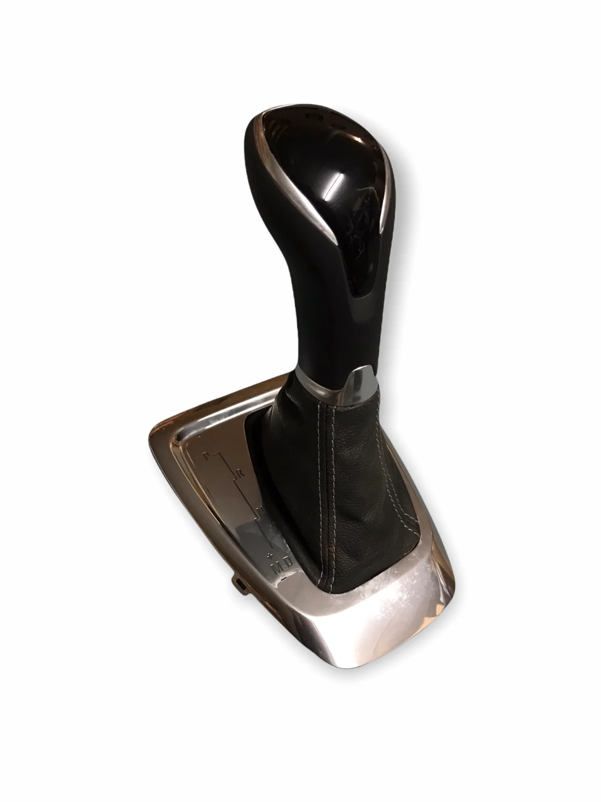 

For Opel Crossland X Auto Shift Knob High Quality Leather Chrome Body Black Color Car Spare Parts Refurbishment Trim