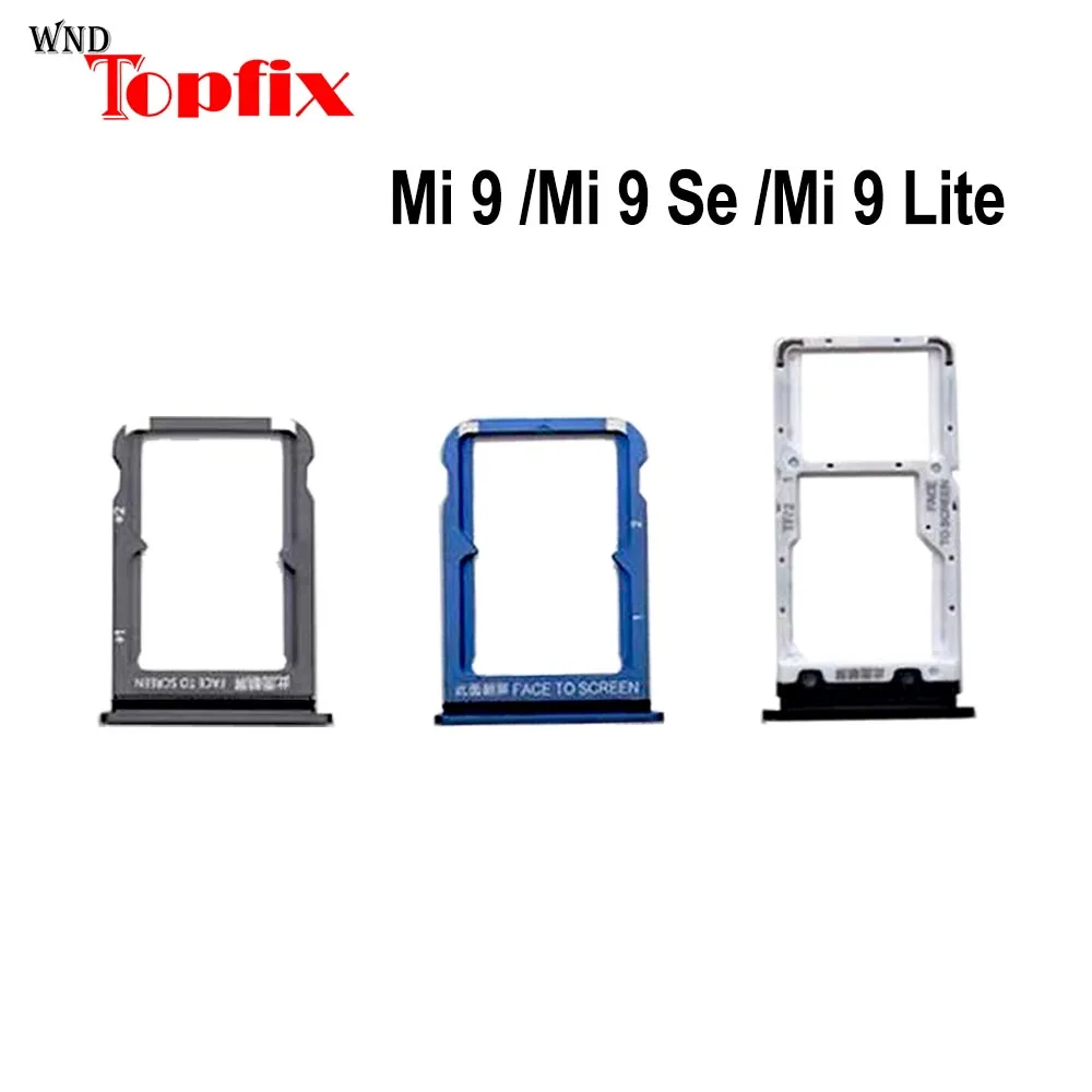 Держатель для SIM-карты для Xiaomi Mi 9 Lite лоток держатель слота для карт адаптер Mi 9 SE Mi9 Se SIM Crad Tray MI 9 Cato