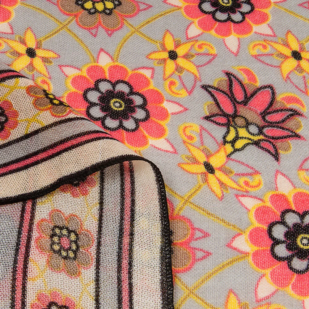 Палантин женский текстильный акриловый шарф размер 70х180 см