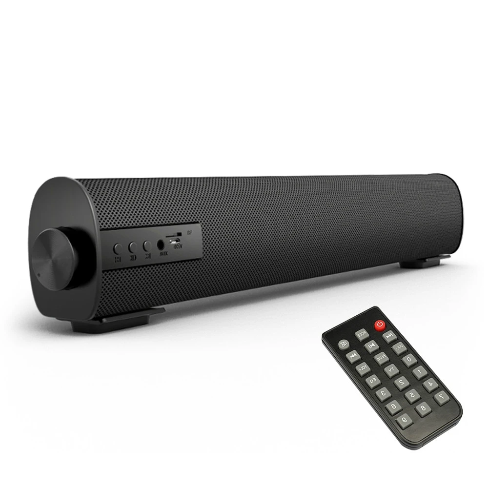 Домашний Театр 10 Вт Bluetooth Звуковая Панель ТВ AUX оптический Динамики Soundbar Бас для