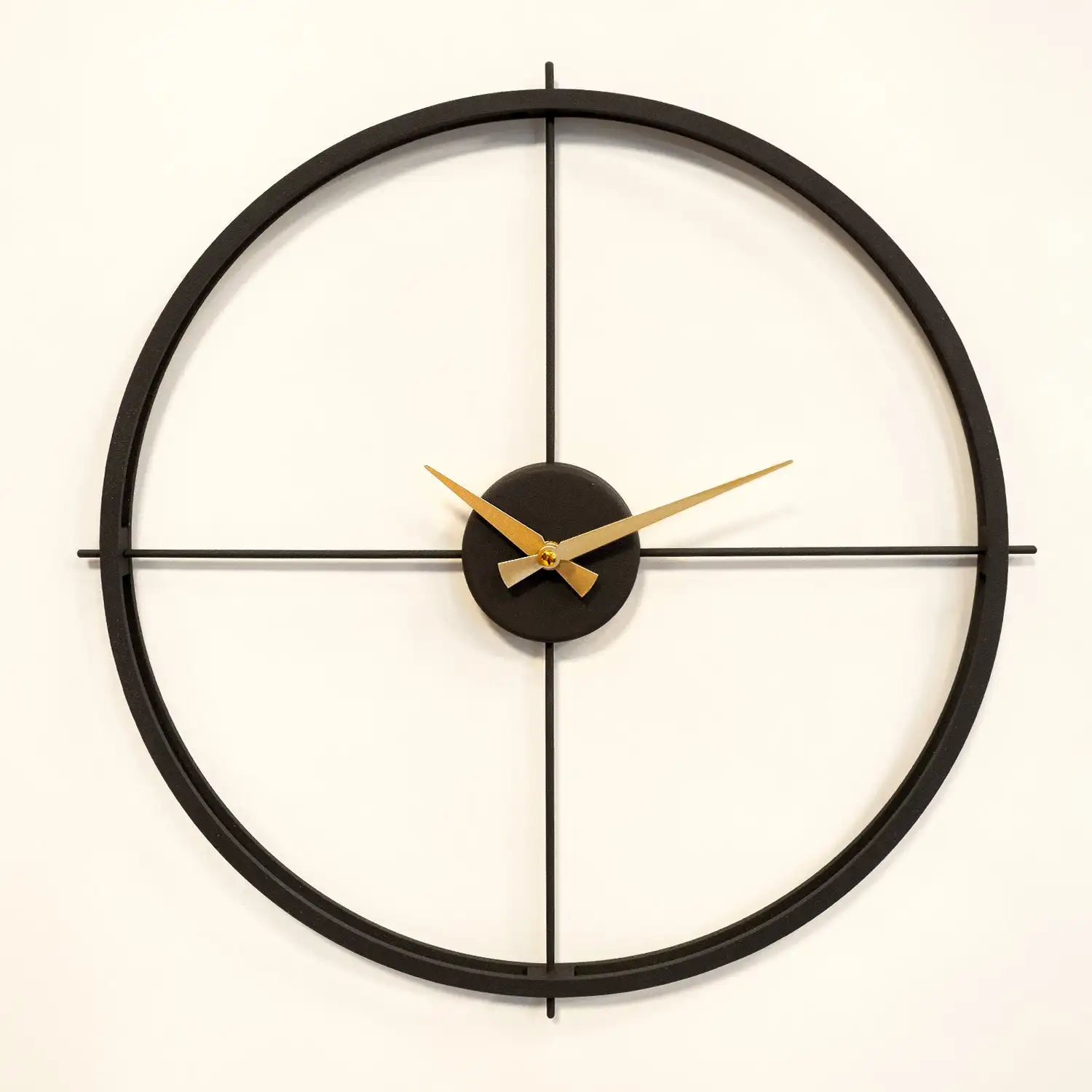 Качественный Металлический декор бесшумные настенные часы комнатный домашний