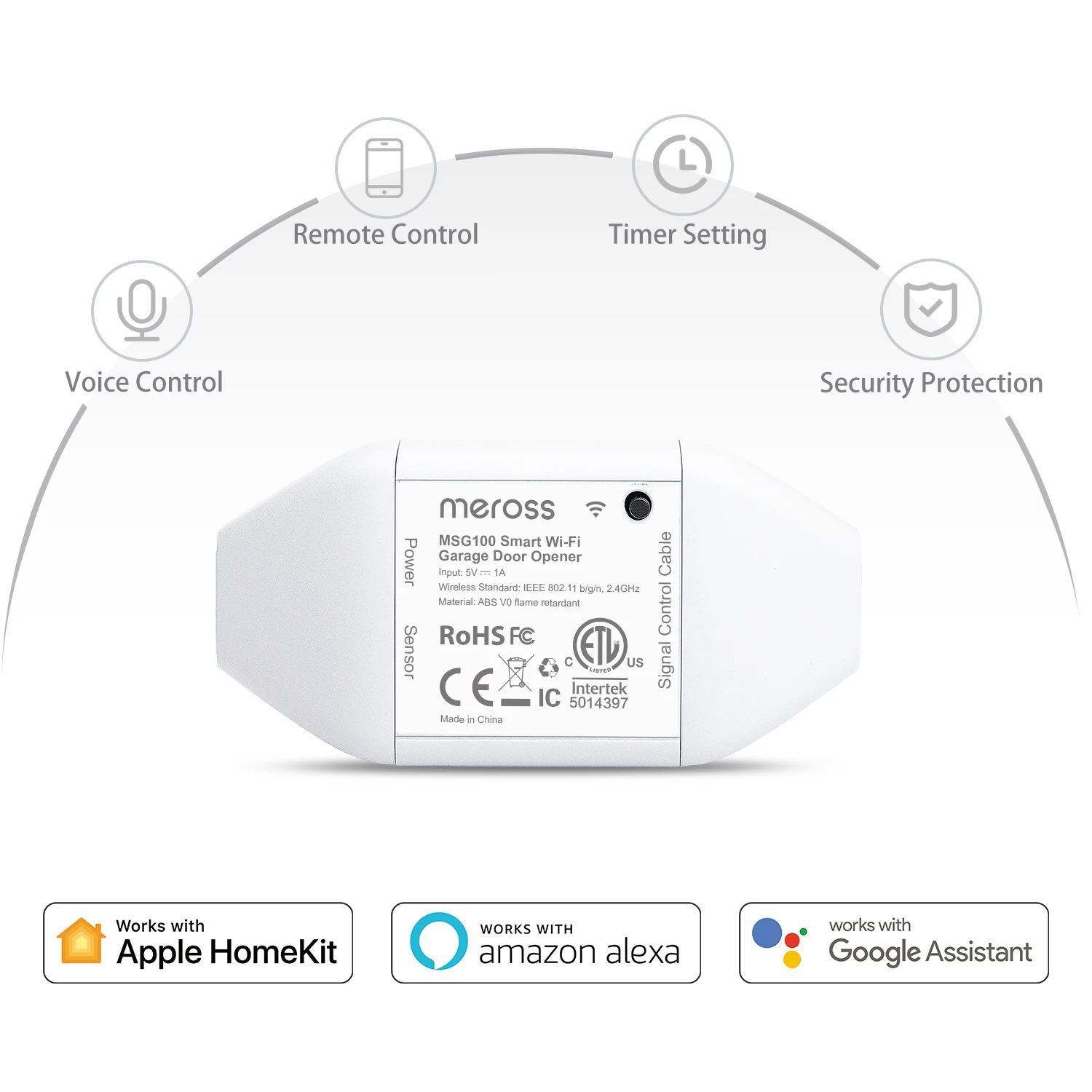 Умный контроллер для гаражных дверей HomeKit wi-fi переключатель дистанционное