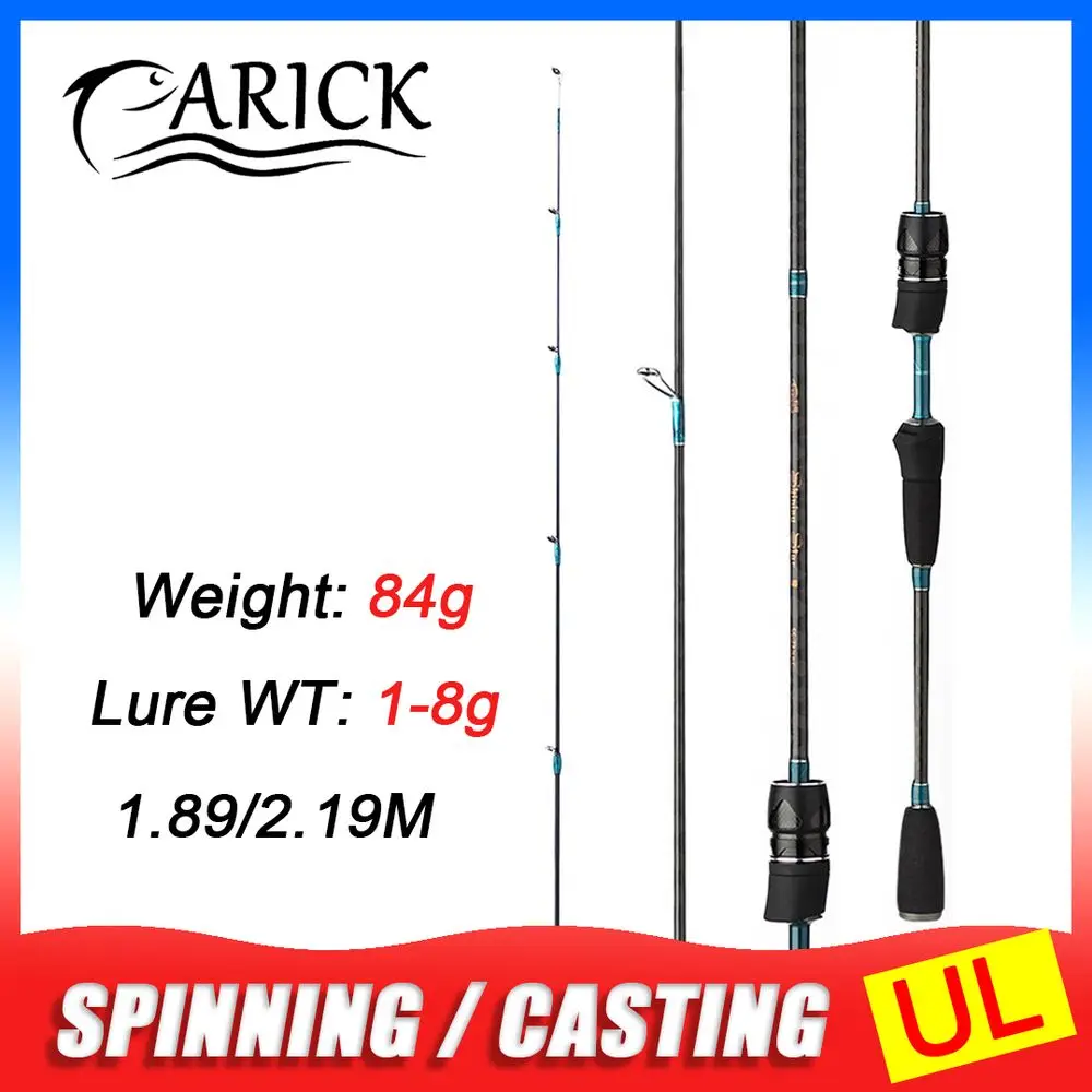 

84g Ultralight Fishing Rod UL Super Soft Spinning/Casting Horse Mouth Carbon Fishing Pole Sea Throwing Fly Lure Carp Rod Tackle