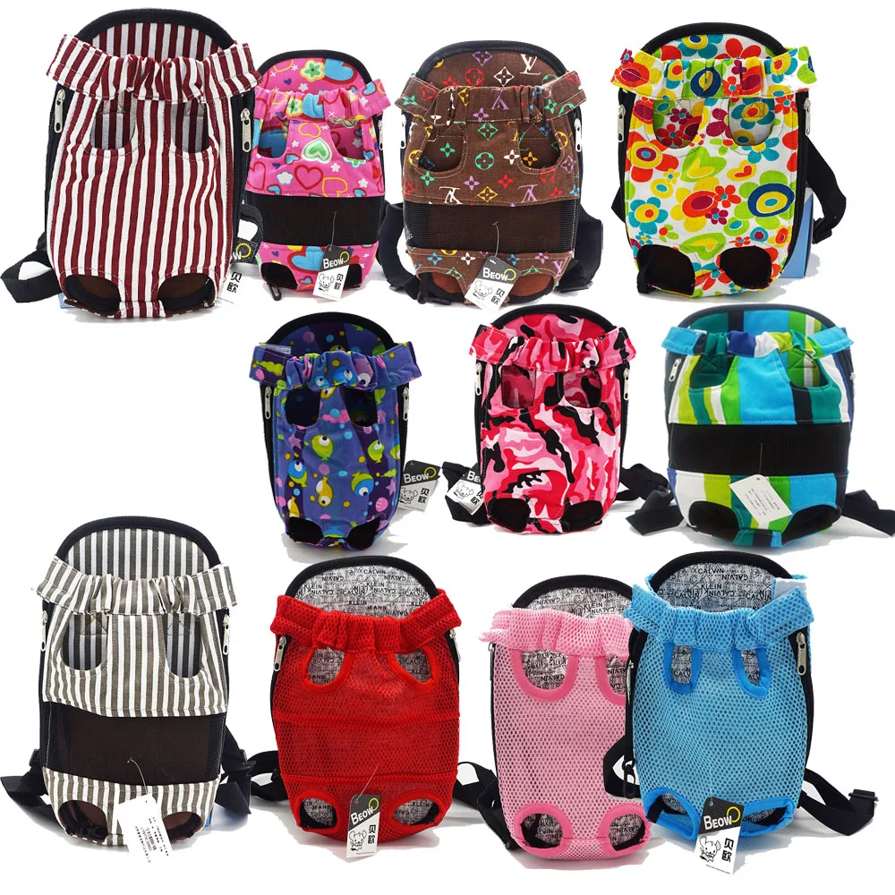 

Сумка-переноска для домашних животных, нагрудная сумка для домашних животных, рюкзак для собак, легкая выездная, с четырьмя ногами, дышащая, ...