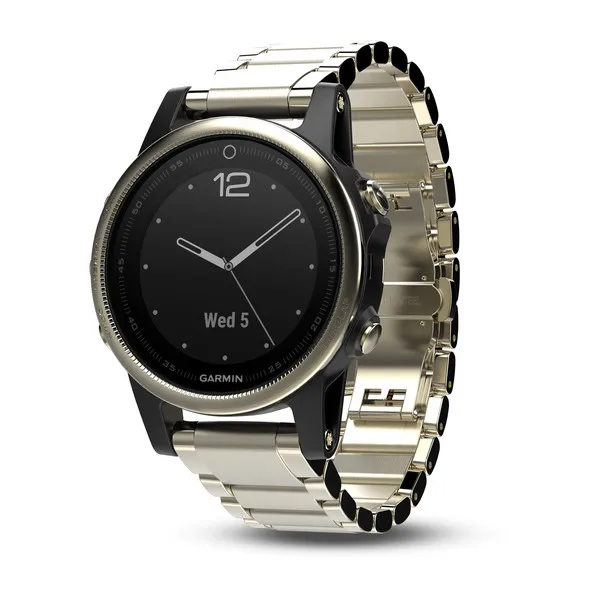 Garmin Fenix 5s Sapphire шампань с металлическим браслетом|Фитнес-трекеры| |