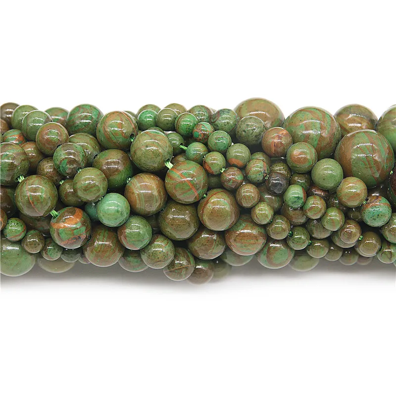 

Synthesis Stone Imitation Malachite Loose Beads Strand Round 4-12mm Findings For Jewelry Making Necklace Bracelet Craft