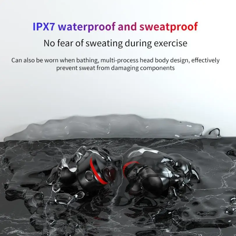 TWS Bluetooth 5 1 беспроводные наушники спортивные Игровые с шумоподавлением гарнитура