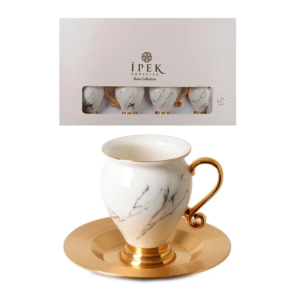 

Фарфоровая кофейная чашка с мраморным узором