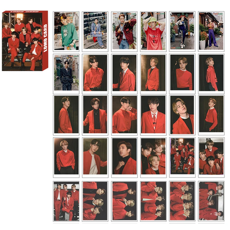 

KPOP 30 pcs/set Bangtan Boys MAP OF THE SOUL ON:E LOMO Cards Photocards JIMIN JIN SUGA J-HOPE Fans Collection