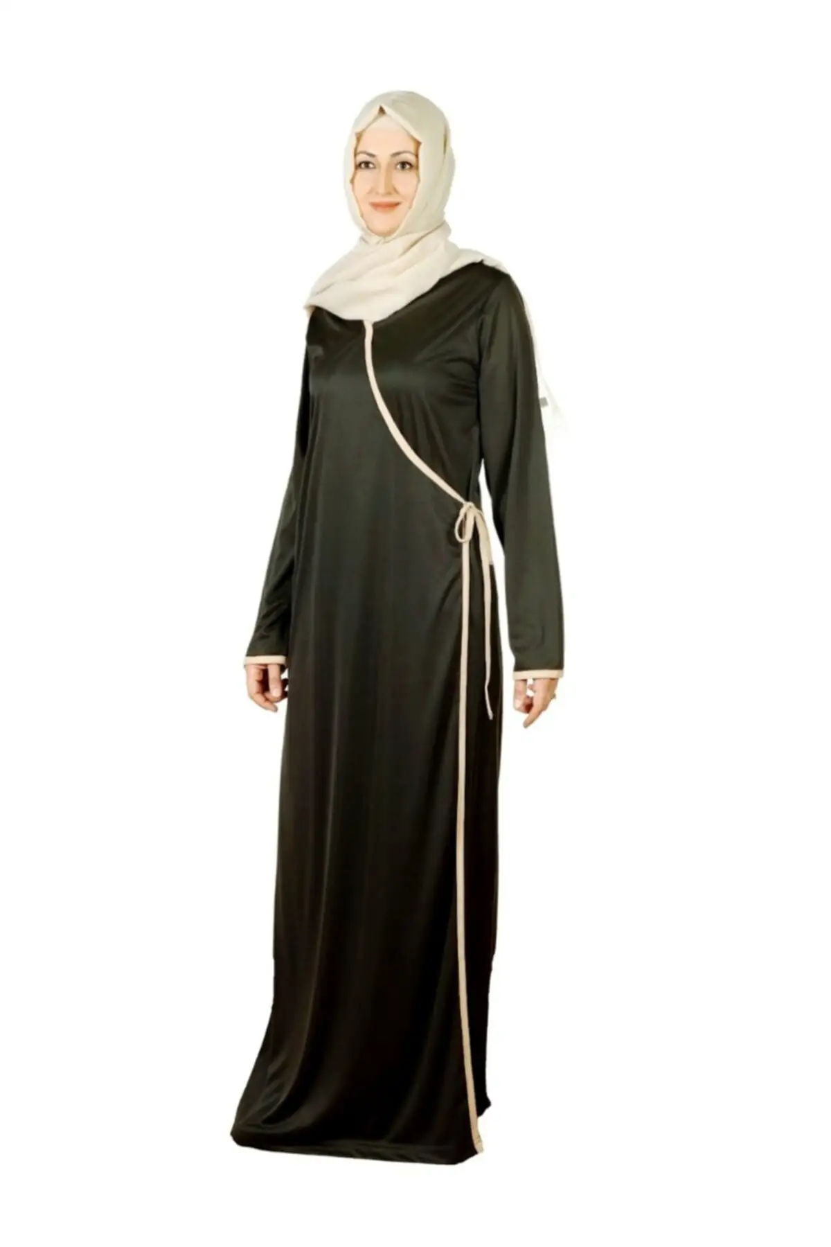 

One Piece Prayer Dress Outfit Islamic Muslim Women Prayer Abaya Jilbab Hijab Dress With Attached Scarf Islamic Clothing