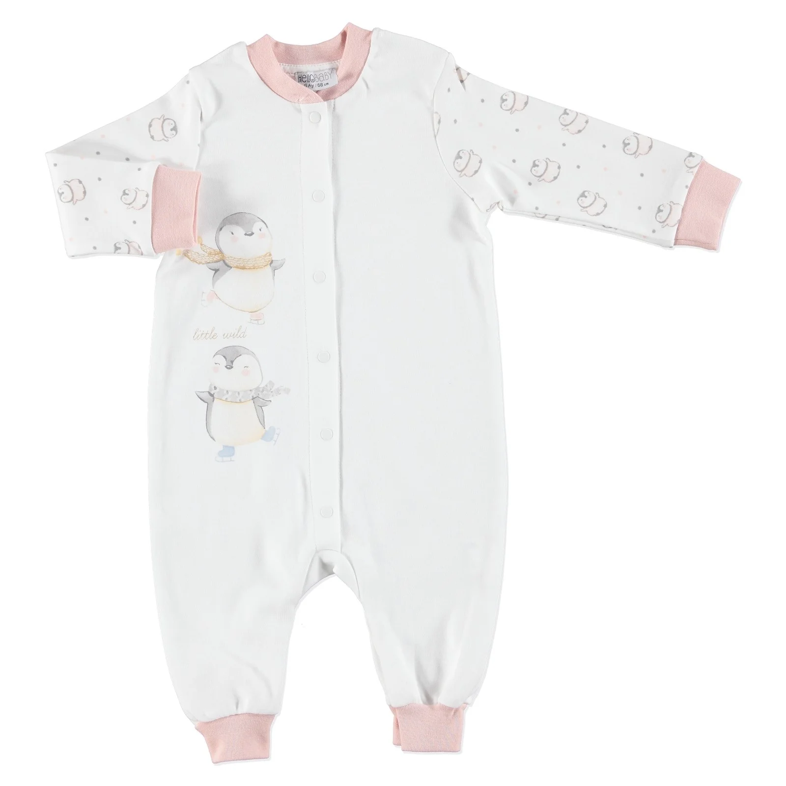 Ebebek HelloBaby/Детский комбинезон с рисунком пингвина| |