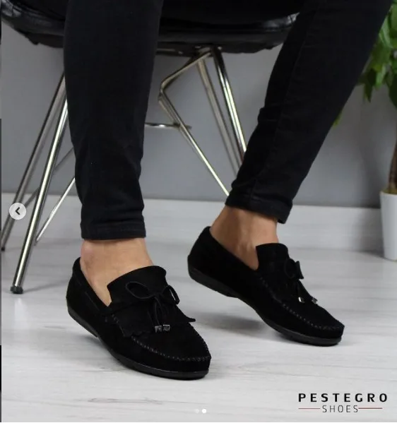 

Trend 2021 teenage casual shoes Boy fashion walking shoes men genuine leather men designer shoes luxury brand male aya