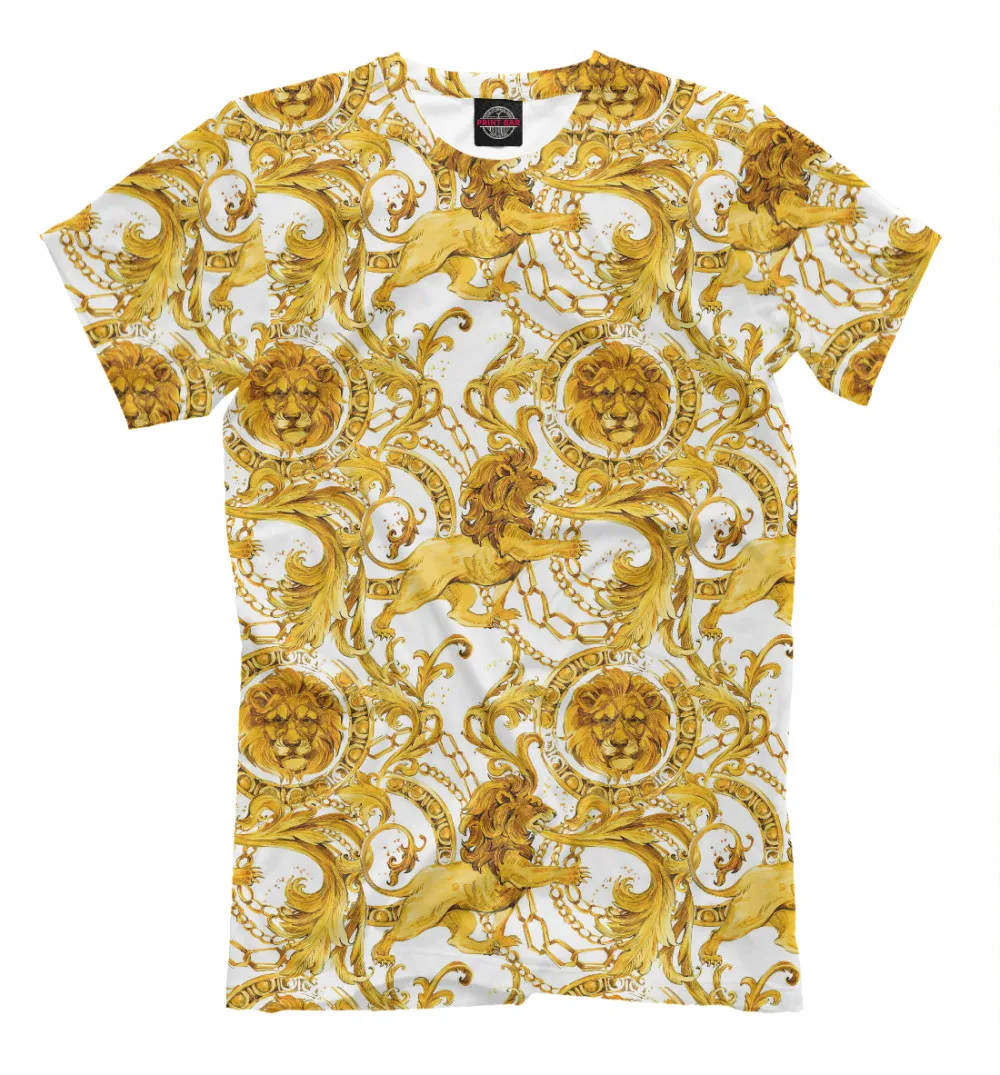 Мужская футболка Versace львы|Мужские футболки| |