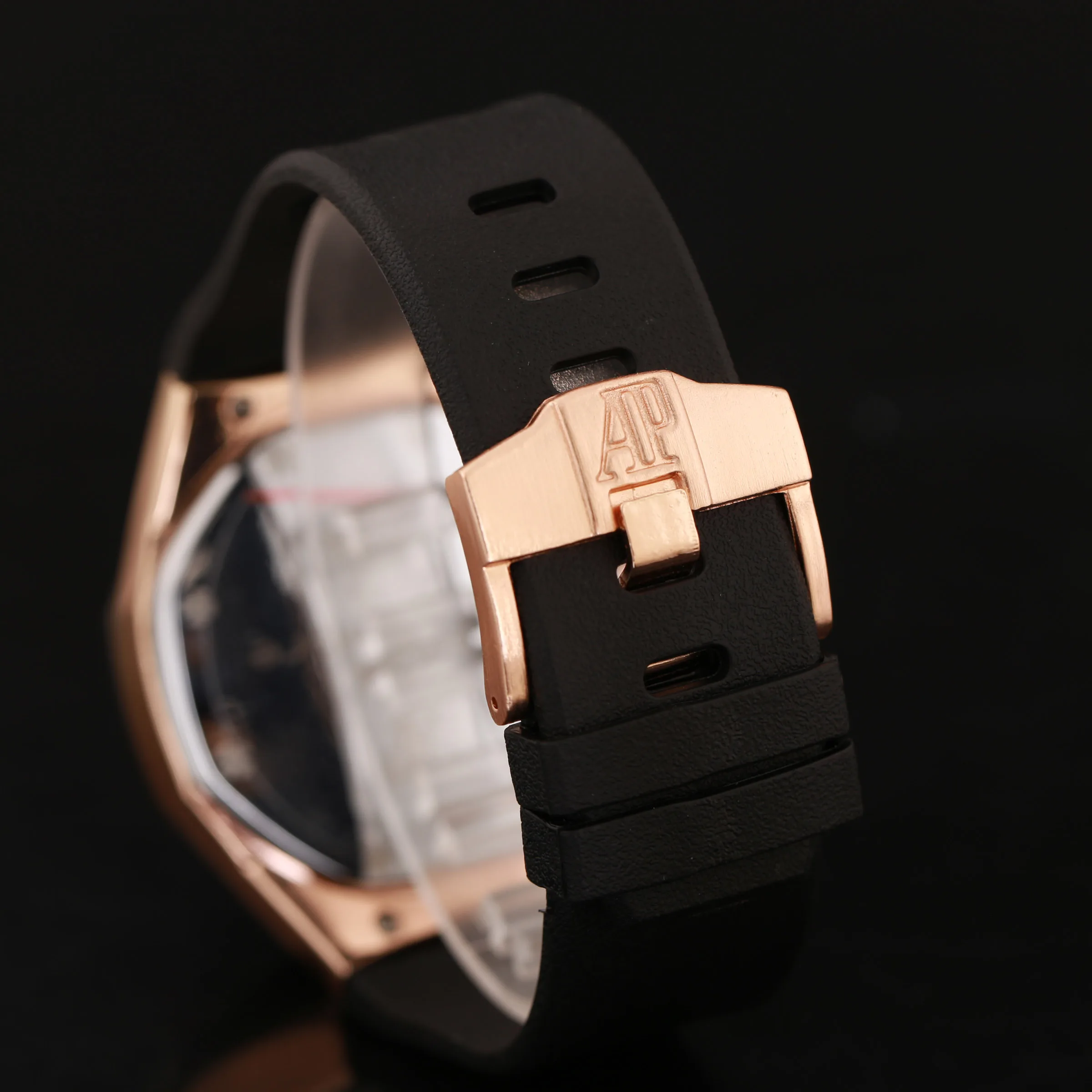 Mens Watches Stainless Steel Rubber Band Quartz Wristwatches | Наручные часы