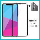 Комплект защитных стекол для Iphone 12  , экран + камера