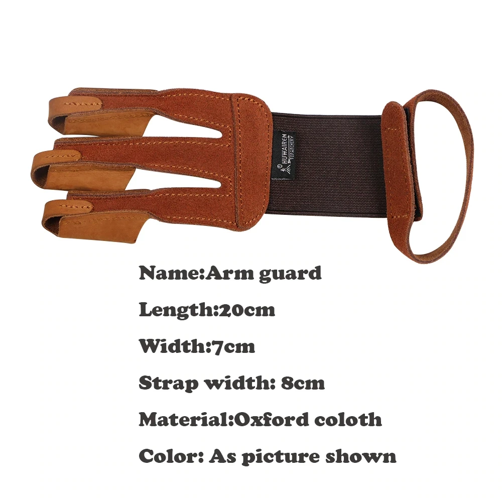 

Luoyer Leather Arm Guard Finger Protection Hunting Shoooting Bow Archery Protect Outdoor Sports Protection Tool