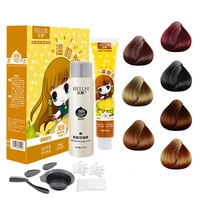 240ml permanent organic natural plant hair dye for cover gray white hair popular color healthy household mild hair cream