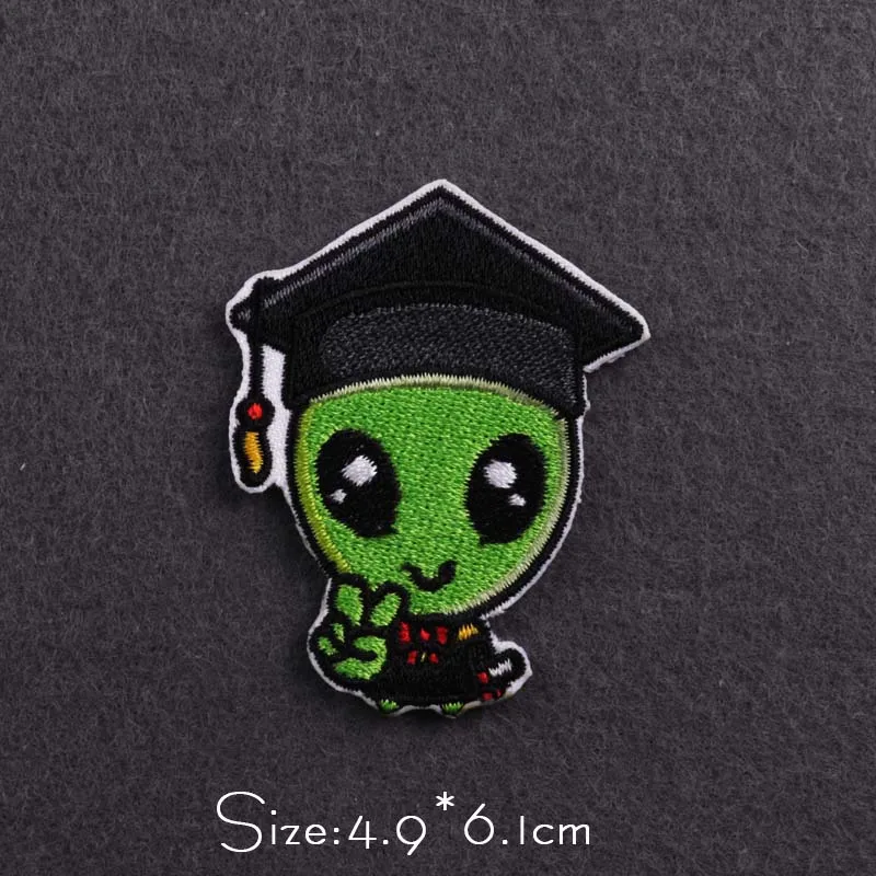 Патчи Alien/UFO вышитые патчи для одежды с вышивкой в стиле панк утюга искусственная