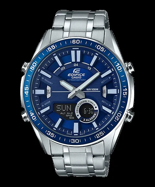 Casio Edifice EFV C100D 2AV мужские часы брендовые Роскошные Кварцевые 100 м.