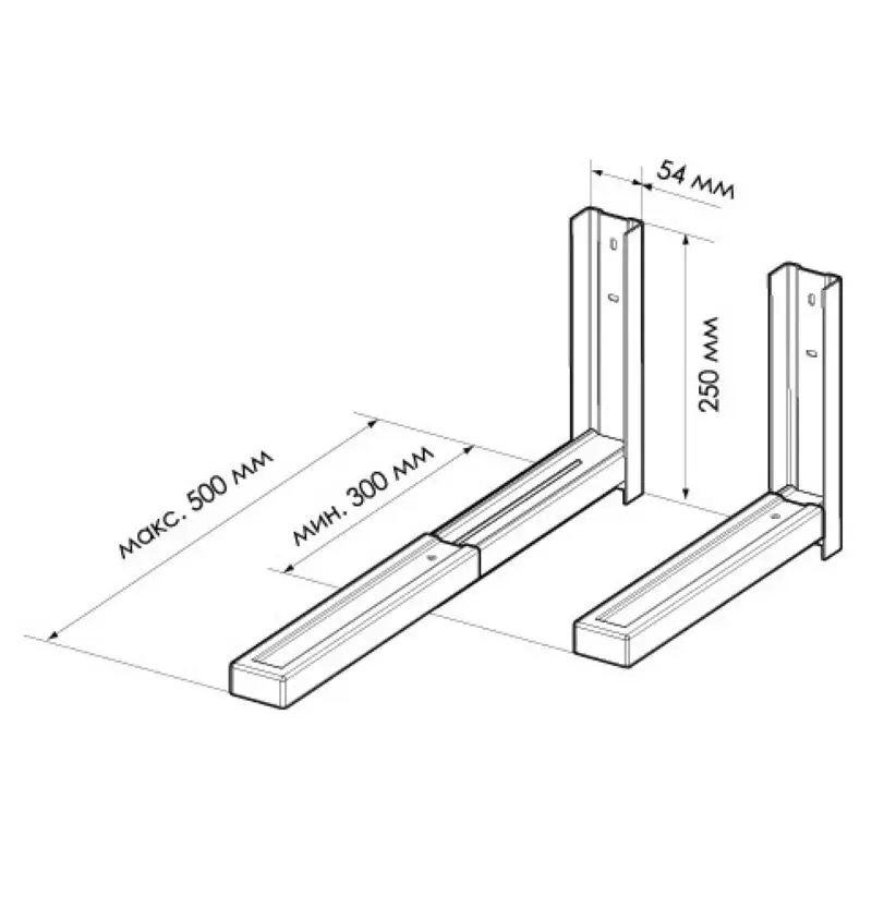 Trone C-2 белый кронштейн для микроволновых СВЧ | Бытовая техника