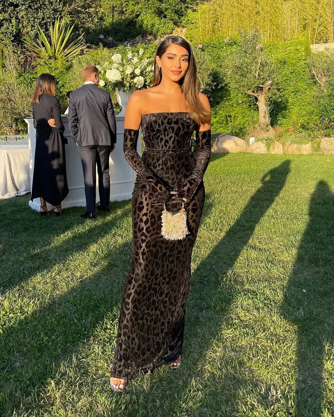 Женское летнее платье без рукавов бретелек с леопардовым принтом до щиколотки 2021