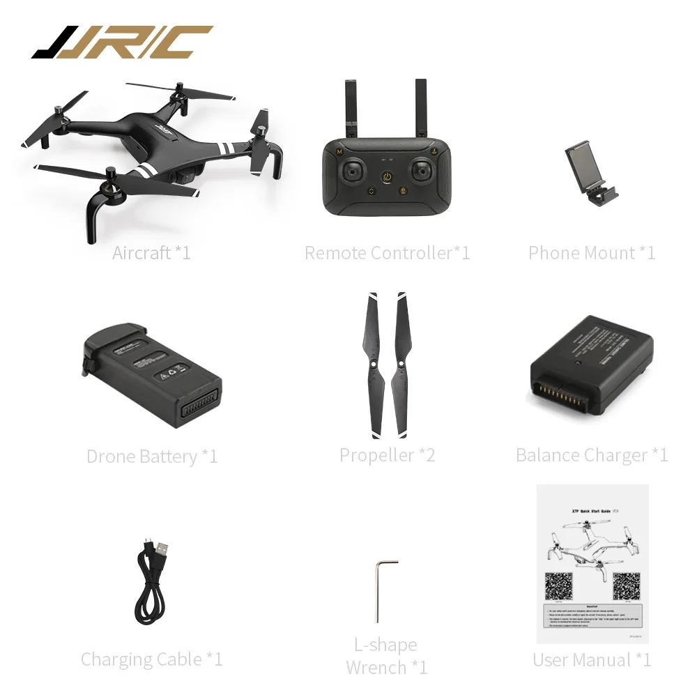 JJRC X7P Смарт 5G WI-FI 1 км с видом от первого лица w/ 4K Камера двухосевой карданный