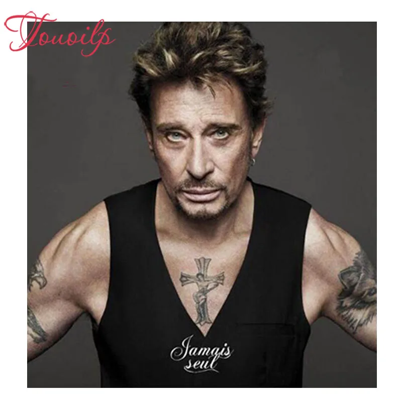 Алмазная 5D картина с мотивом рок-певицы круглая вышивка крестиком Джонни Хелли