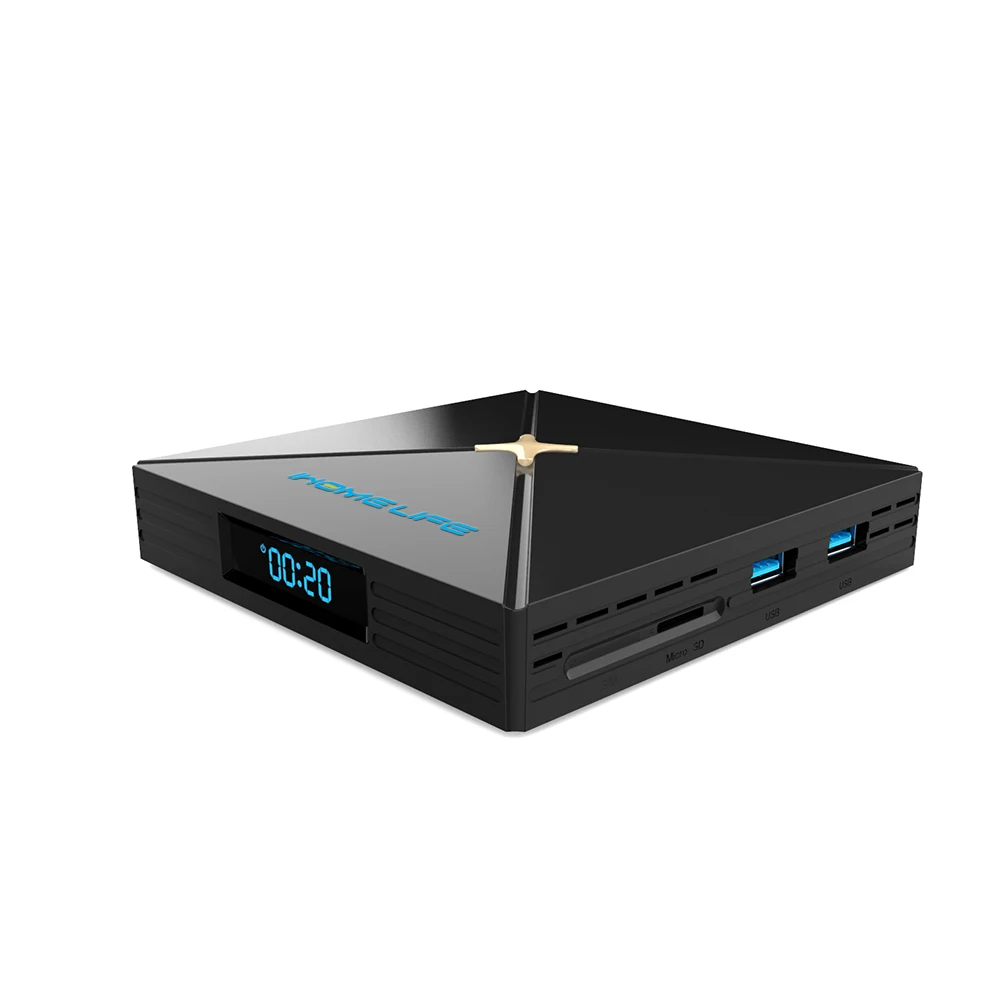 ТВ приставка Amlogic S922X Android 9 0 4 Гб ОЗУ 128 ПЗУ Двойной Wi Fi BT4.1 1000 м 4K 60fps USB3.0 с IP