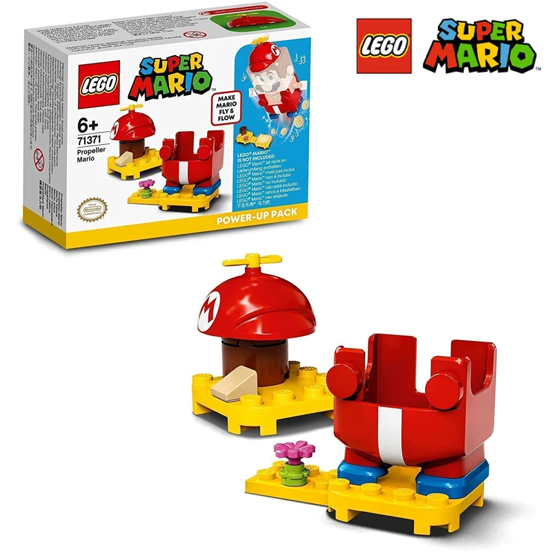 

LEGO Super Mario 71371 Propeller Mario Power Up Costume Building Kit Creative Collectible Gift Toy For Children Kids Original