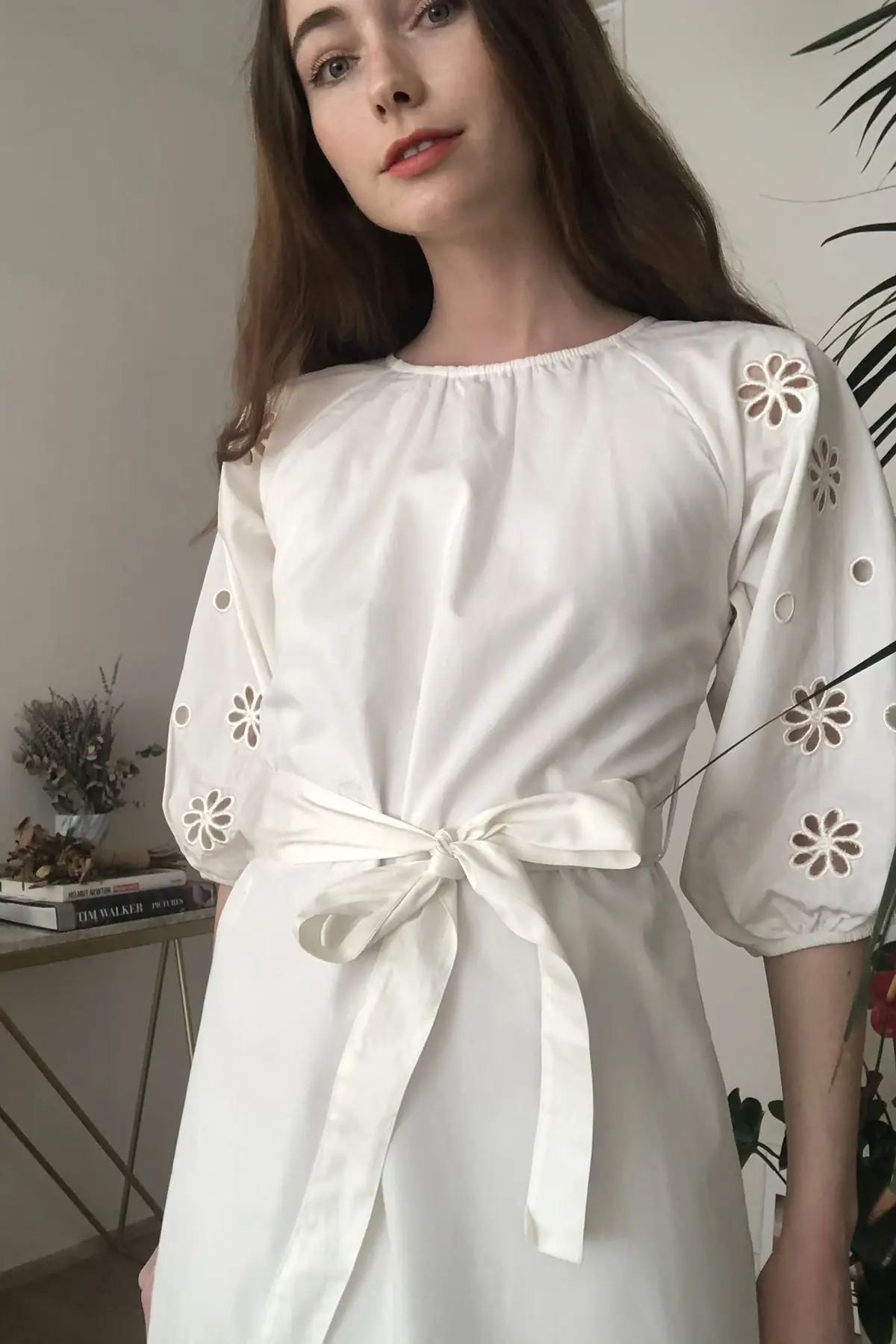 Платье с поясом на рукавах TWOSS20EL2982 | Женская одежда