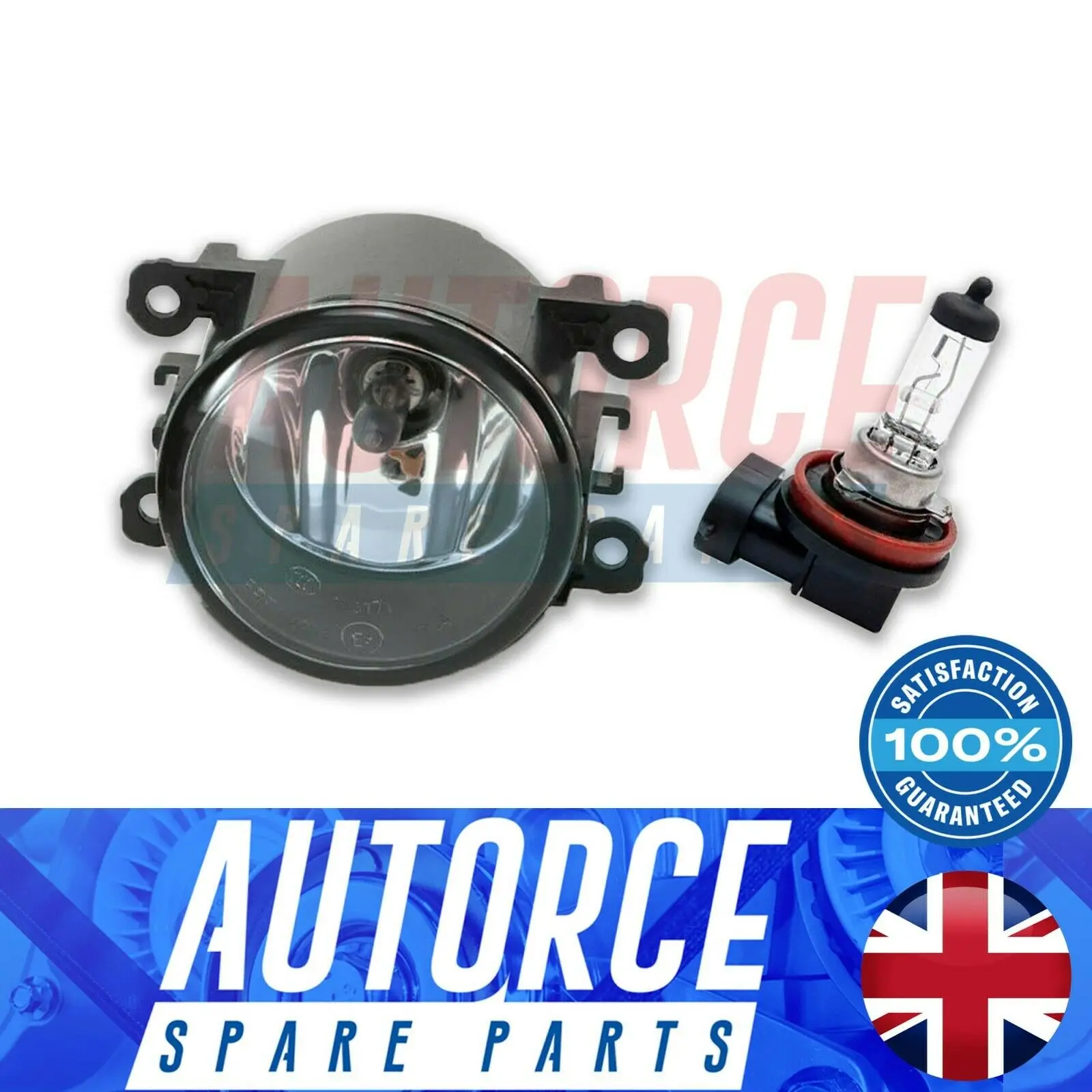 AUTORCE FRONT BUMPER FOG LIGHT LAMP INTENDED FOR FORD TRANSIT TOURNEO CONNECT RANGER 1209177, 2N1115201AB, 620639, C2S1740