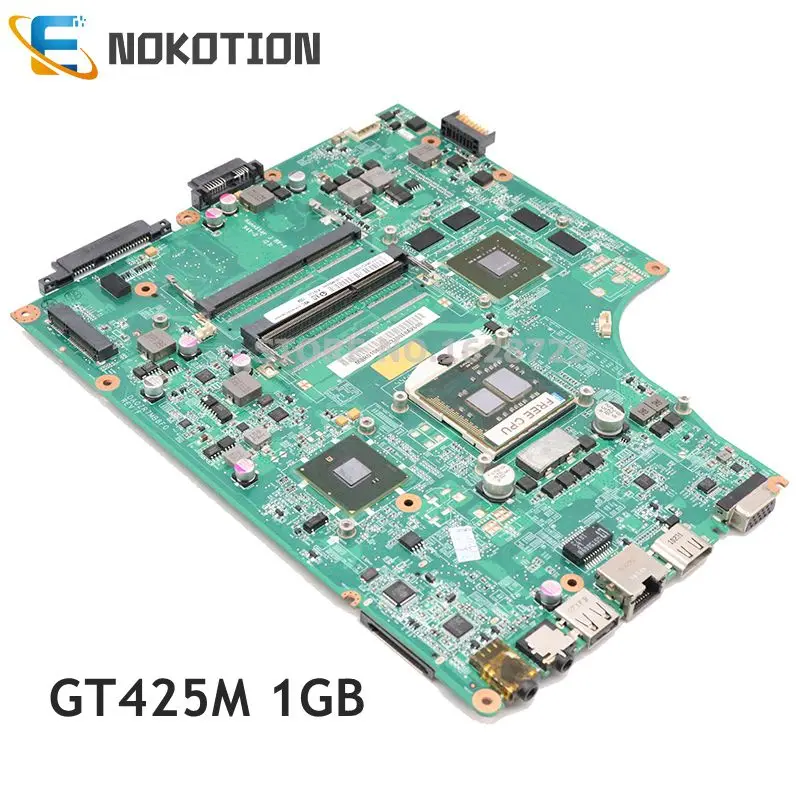 

NOKOTION For Acer aspire 5745 5745g laptop motherboard MBR0106001 MB.R0106.001 DA0ZR7MB8F0 GT425M 1GB HM55 DDR3 free cpu