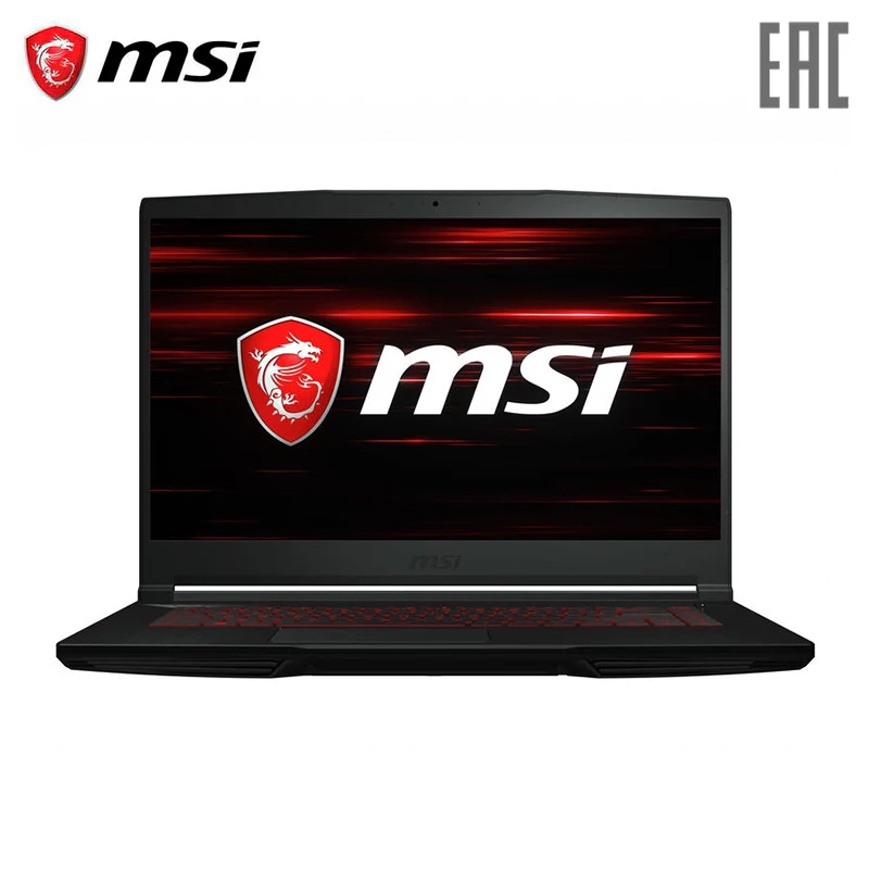 Ноутбук игровой MSI GF63 9RCX-889XRU 15.6" FHD 60Hz/Intel i7-9750H/8GB/512GB SSD/GTX 1050 Ti 4GB/DOS/Black(9S7-16R312-889