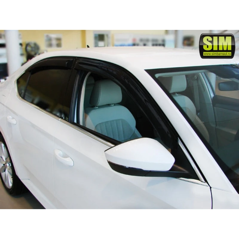 Дефлекторы окон (4 шт.) для Skoda Superb 3 (2015-2021) SIM NLD.SSCSUP1532 |