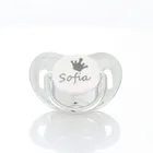 Соска-пустышка для младенцев с серебряным покрытием, не содержит бисфенола А, PP-9