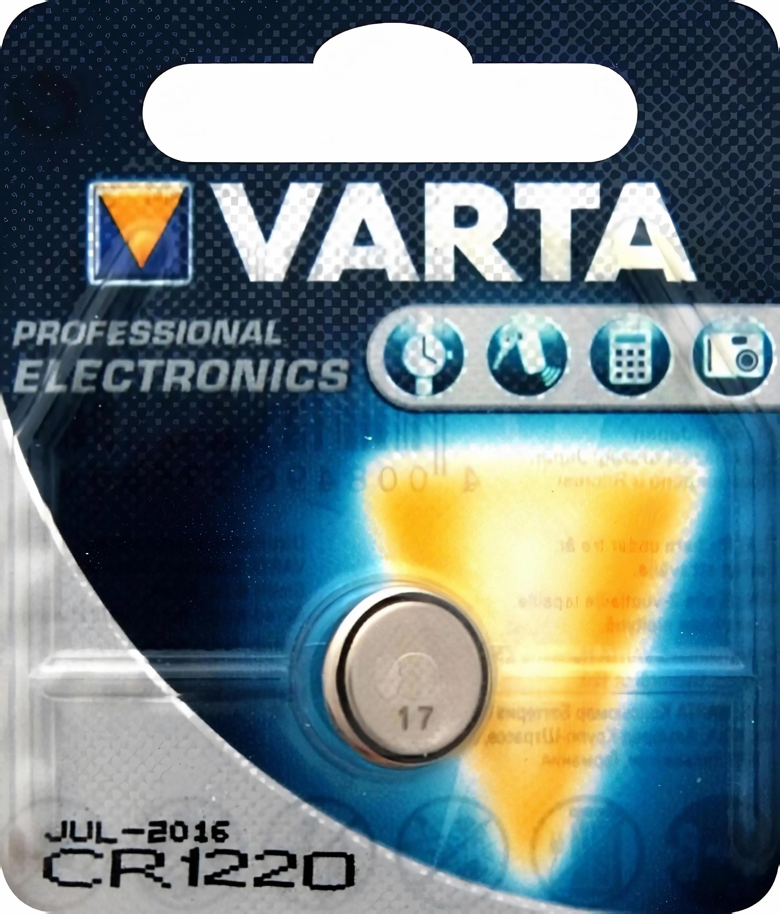 Батарейка VARTA CR1220 3 вольта|Батарейки| |