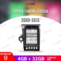 usnav 13 6 for toyota tundra sequoia 2009 2013 vertical tesla screen 4g32g android 9 car multimedia gps navi stereo head unit